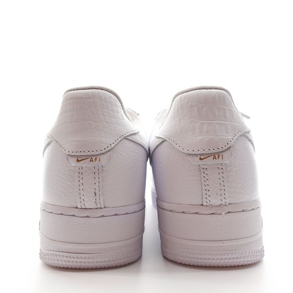 Nike Air Force One 1 Low \'07 Craft Triple White Croc CU4865-100 Mens Size 11 main image 10